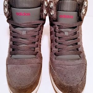 Adidas NEO Super Wedge Suede Women's Size 11 Sneak